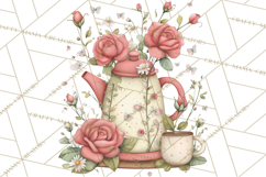 Cottagecore Valentine Kitchen Appliance Clipart PNG Clip Art Product Image 5