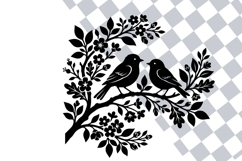 Cottagecore Woodland Animals Silhouette Clipart Product Image 2