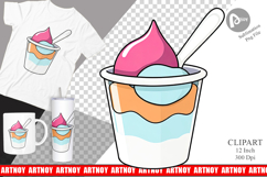 Cotton Candy Scoop Clipart Product Image 1