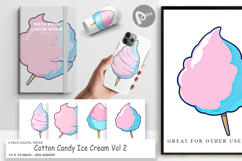 Digital Paper Cotton Candy Scoop Product Image 1