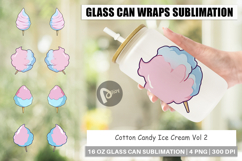 Glass Can Cotton Candy Scoop Product Image 1