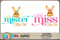 Little mister cotton tail / Little miss cotton tail / bunny Product Image 1