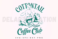 Cotton Tail Coffee Club SVG Product Image 1