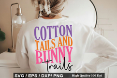 Cotton Tails and Bunny Trails - Easter SVG Design Product Image 1