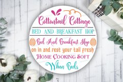 Cottontail Cottage Bed And SVG, Easter SVG Design Product Image 2