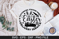 Easter SVG Design - Cottontail station happy easter Product Image 5
