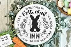 Cottontail Inn svg, Easter bunny svg, Farmhouse Easter svg Product Image 2