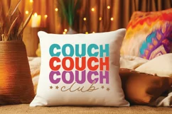 Couch Club Pillow Design Homebody T-shirt Mug Tote Bag Product Image 2