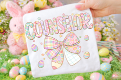 Counselor Easter PNG, Happy Easter PNG, Easter School PNG Product Image 1
