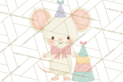 New Year PNG Clipart, Countdown Characters in Pastel Style Product Image 3