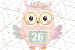 New Year PNG Clipart, Countdown Characters in Pastel Style Product Image 4