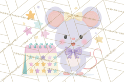 New Year PNG Clipart, Countdown Characters in Pastel Style Product Image 2