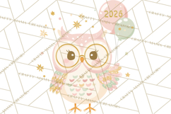 New Year PNG Clipart, Countdown Characters in Pastel Style Product Image 4