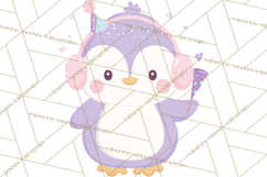 New Year PNG Clipart, Countdown Characters in Pastel Style Product Image 5