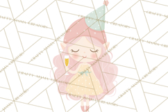 New Year PNG Clipart, Countdown Characters in Pastel Style Product Image 2