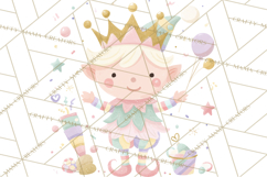 New Year PNG Clipart, Countdown Characters in Pastel Style Product Image 4