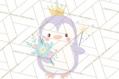 New Year PNG Clipart, Countdown Characters in Pastel Style Product Image 5