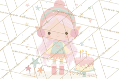 New Year PNG Clipart, Countdown Characters in Pastel Style Product Image 5