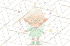 New Year PNG Clipart, Countdown Characters in Pastel Style Product Image 4