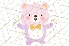 New Year PNG Clipart, Countdown Characters in Pastel Style Product Image 4