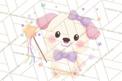 New Year PNG Clipart, Countdown Characters in Pastel Style Product Image 4