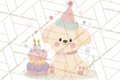 New Year PNG Clipart, Countdown Characters in Pastel Style Product Image 5