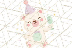 New Year PNG Clipart, Countdown Characters in Pastel Style Product Image 5