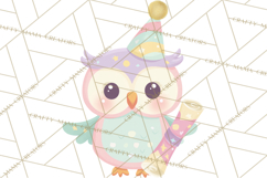 New Year PNG Clipart, Countdown Characters in Pastel Style Product Image 3