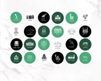 countries instagram stickers green