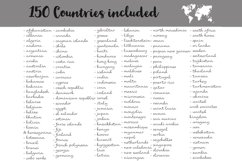 countries instagram story stickers