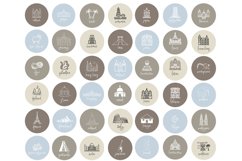 countries instagram travel blogger logos