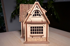 Dollhouse Laser Cut File Country House DIY Plywood Project Product Image 7