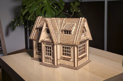 Dollhouse Laser Cut File Country House DIY Plywood Project Product Image 8