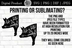 instructions for using this country life quote digital file in png or jpeg format for sublimation or printing projects.  distressed and clean files are included in farm life design