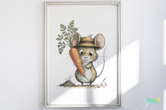Country Mouse Clipart. Product Image 6