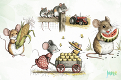 Country Mouse Clipart Product Image 1