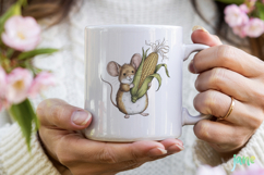 Country Mouse Clipart Product Image 4