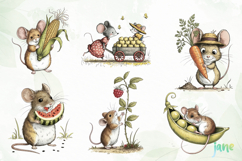 Country Mouse Clipart. Product Image 5