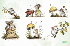 Country Mouse Clipart. Product Image 4