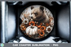GorgeousCountry Pumpkin Car Coaster design.