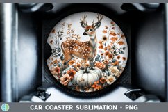 GorgeousCountry Pumpkin Car Coaster design.