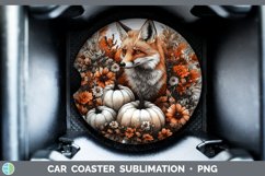 GorgeousCountry Pumpkin Car Coaster design.