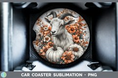 GorgeousCountry Pumpkin Car Coaster design.