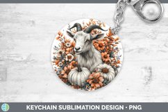 GorgeousCountry Pumpkin Keychain design.