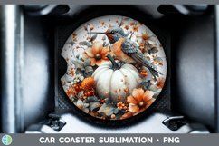 GorgeousCountry Pumpkin Car Coaster design.