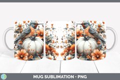GorgeousCountry Pumpkin Mug Wrap design.