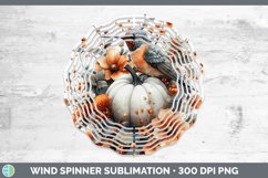 GorgeousCountry Pumpkin Wind Spinner design.