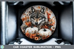 GorgeousCountry Pumpkin Car Coaster design.