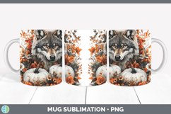GorgeousCountry Pumpkin Mug Wrap design.