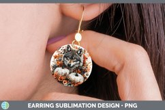 GorgeousCountry Pumpkin Round Earrings design.